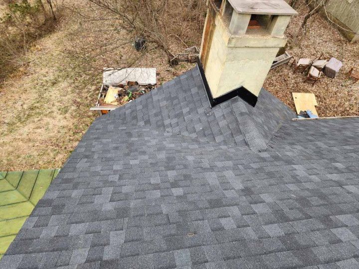 Slate and copper roofing on a historic Pennsylvania building