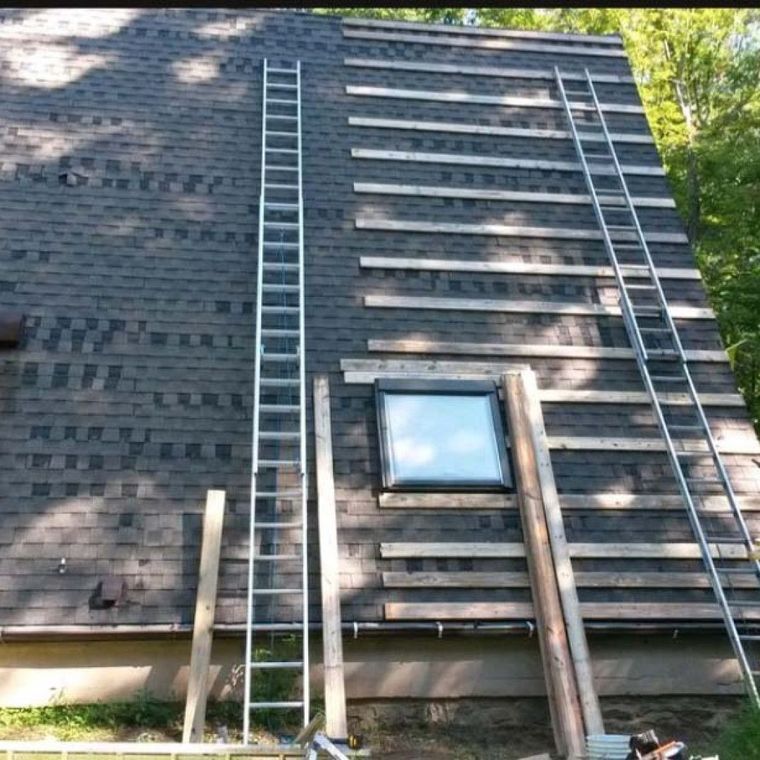 Roofing craftsmanship on a Pennsylvania property