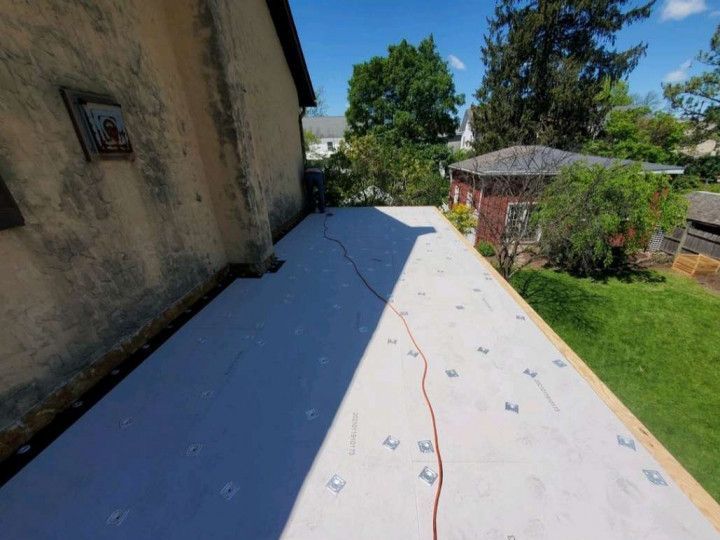 Storm damaged roof inspected by J and M Roofing